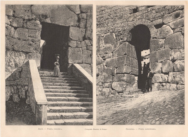 Alatri. Porta ciclopica - Ferentino. Porta Sanguinaria