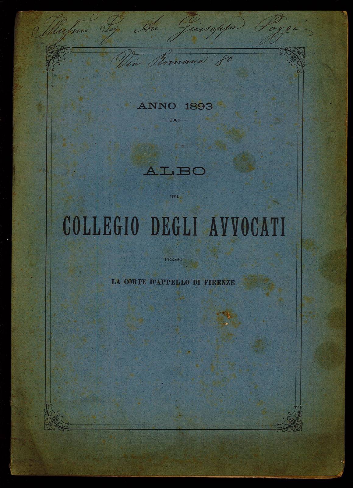 Albo del Collegio degli Avvocati presso la Corte d'Appello di …