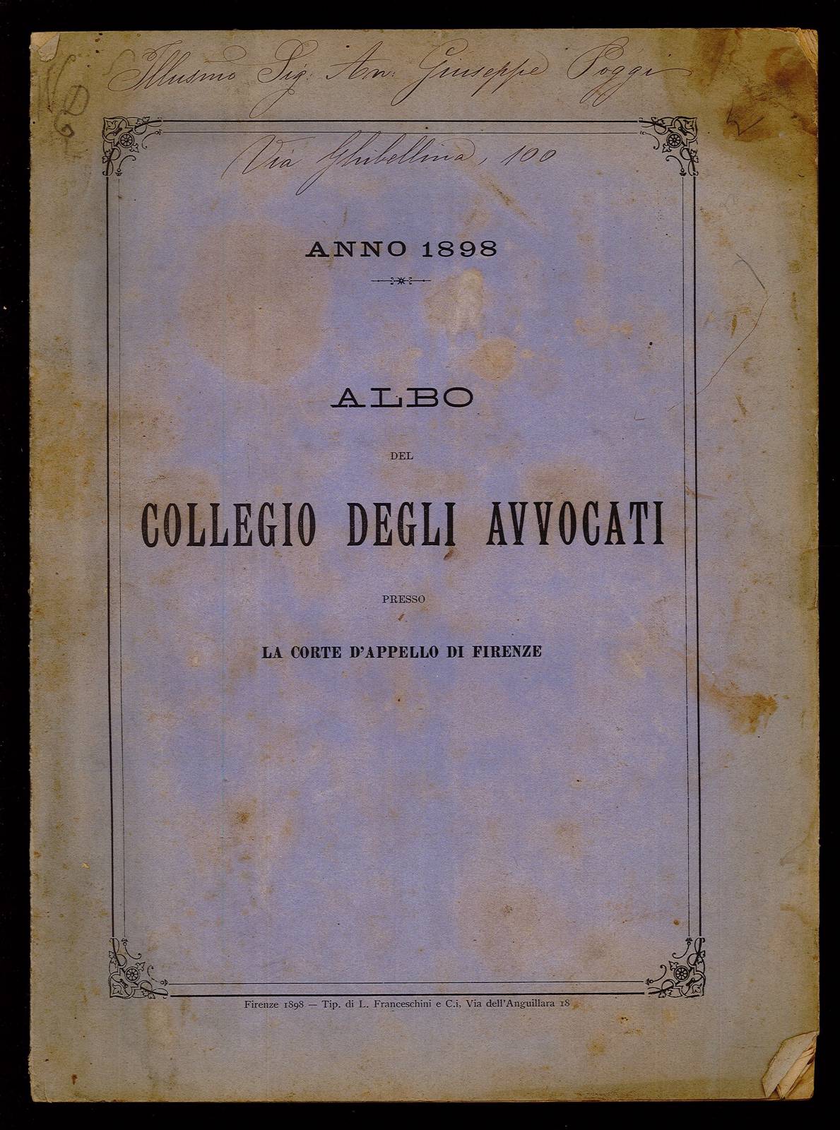 Albo del Collegio degli Avvocati presso la Corte d'Appello di …