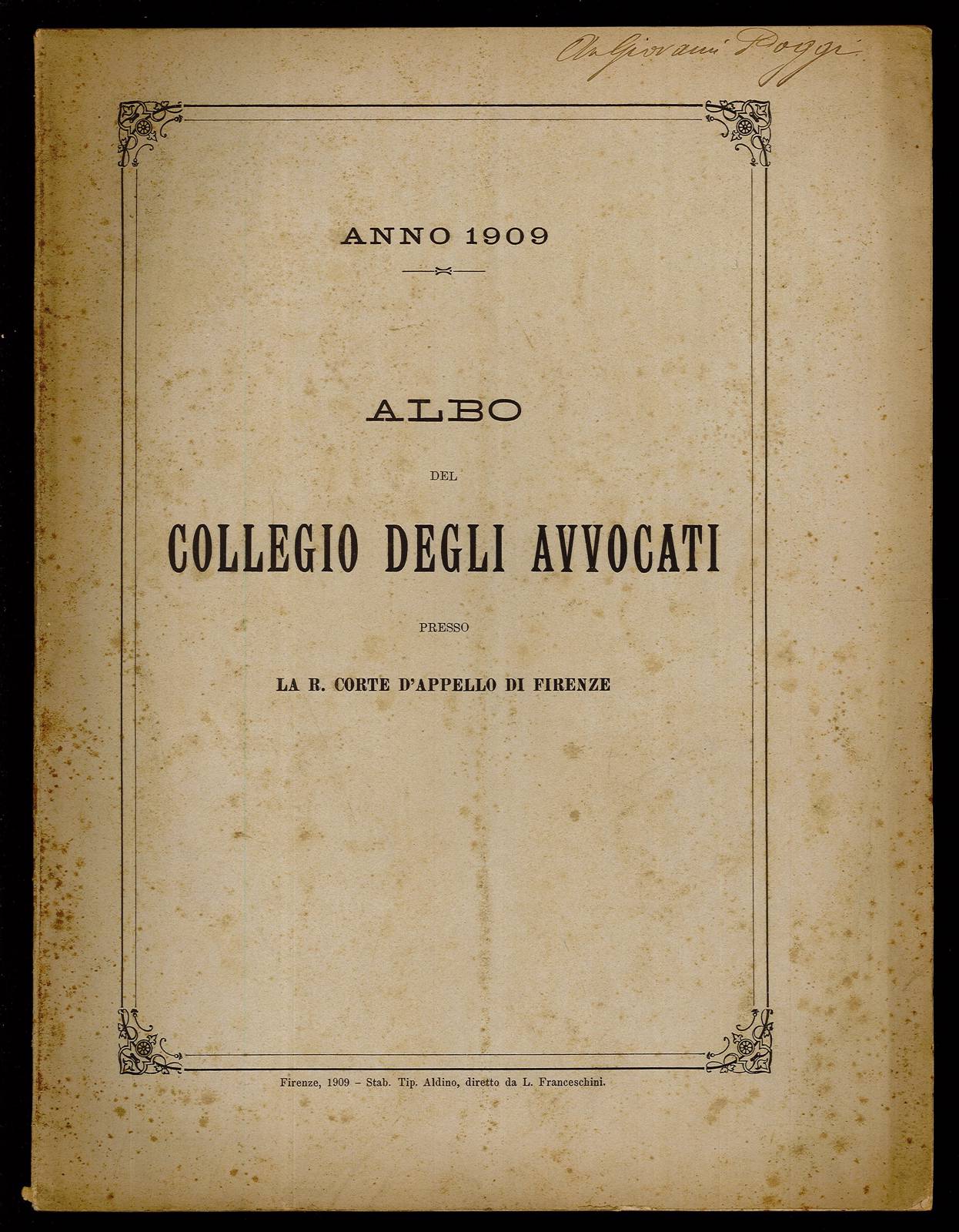 Albo del Collegio degli Avvocati presso la Corte d'Appello di …