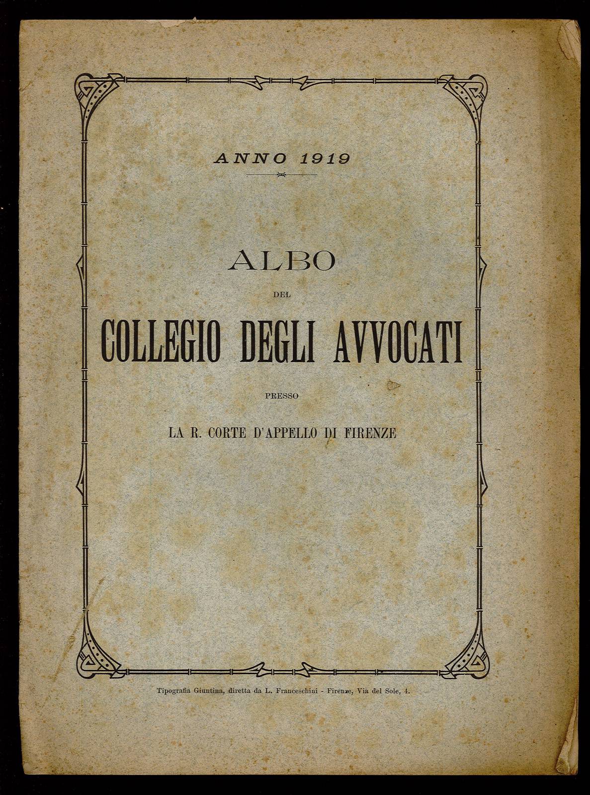 Albo del Collegio degli Avvocati presso la Corte d'Appello di …