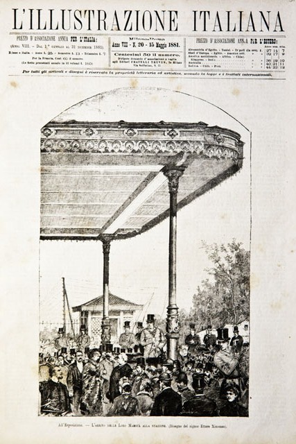 All'Esposizione / L'arrivo delle loro Maestà alla stazione