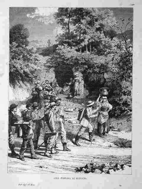 Alla fontana di Olevano