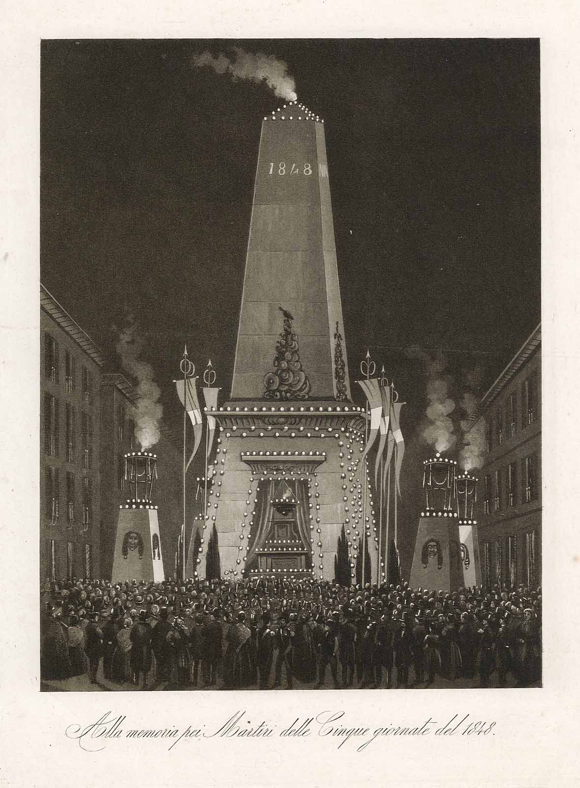 Alla memoria pei Martiri delle Cinque giornate del 1848