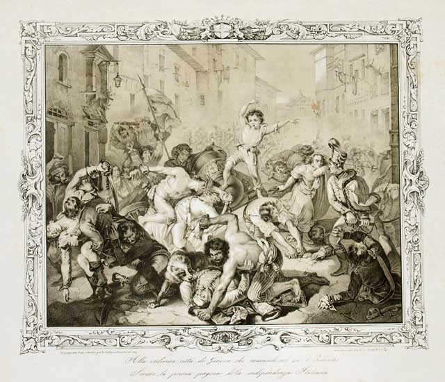 Alla valorosa città di Genova che cacciando nel 1746 i …