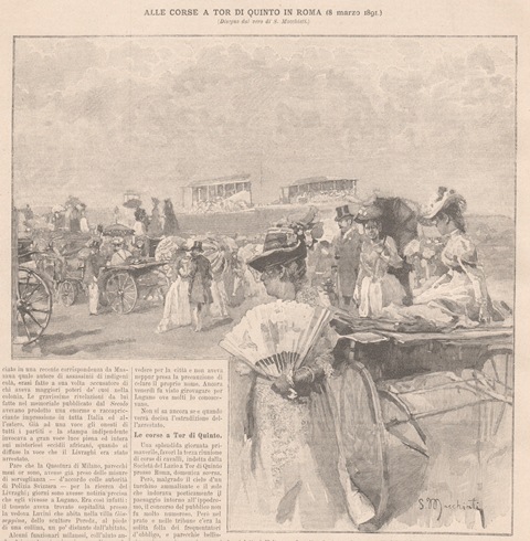 Alle corse a Tor di Quinto in Roma