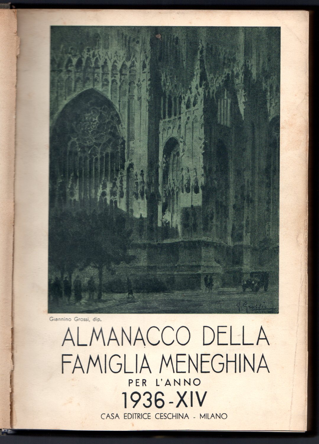 Almanacco della famiglia Meneghina per l'anno 1936