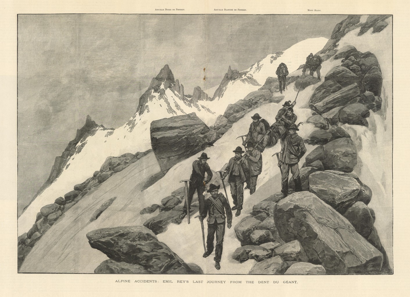 Alpine Accidents: Emil Rey's lasta journey from the Dent du …