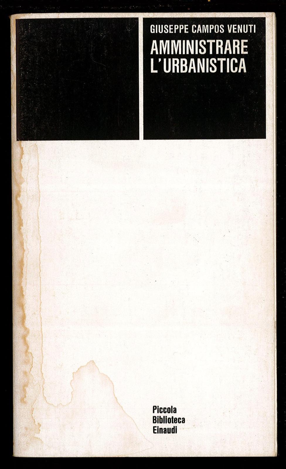 Amministrare l’urbanistica