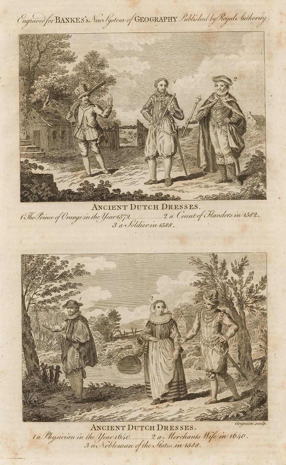 Ancient dutch dresses 1 the Prince of Orange in the …