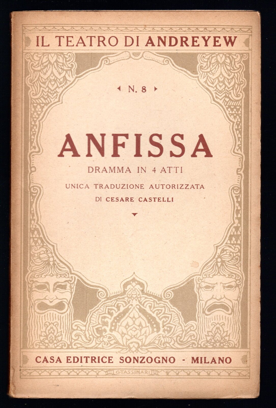 Anfissa. Dramma in 4 atti