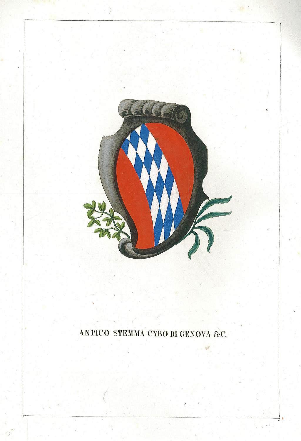 Antico stemma Cybo di Genova ec.