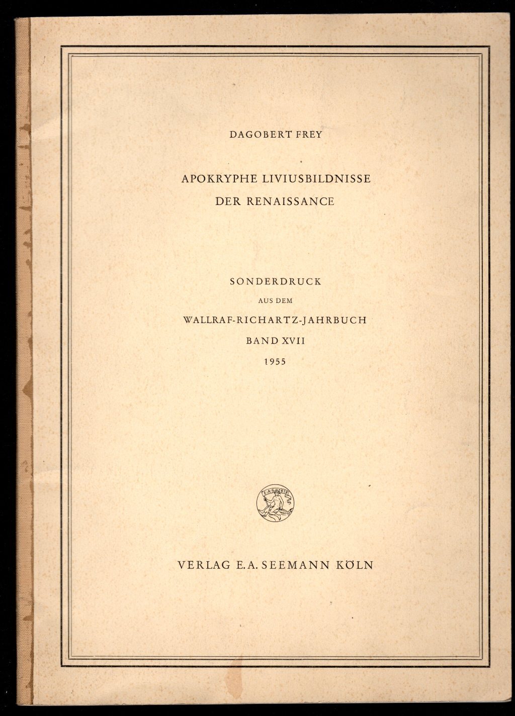 Apokryphe liviusbildnisse der Renaissance