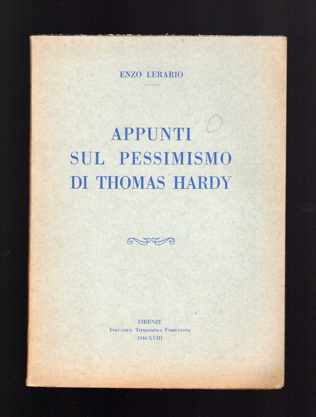 Appunti sul pessimismo di Thomas Hardy