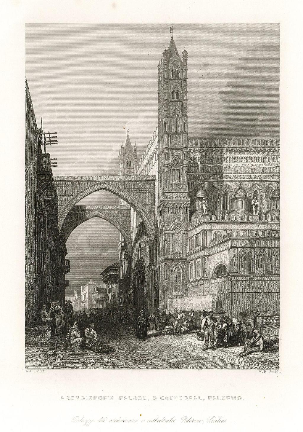 Archbishop's Palace, & Cathedral, Palermo / Sicily