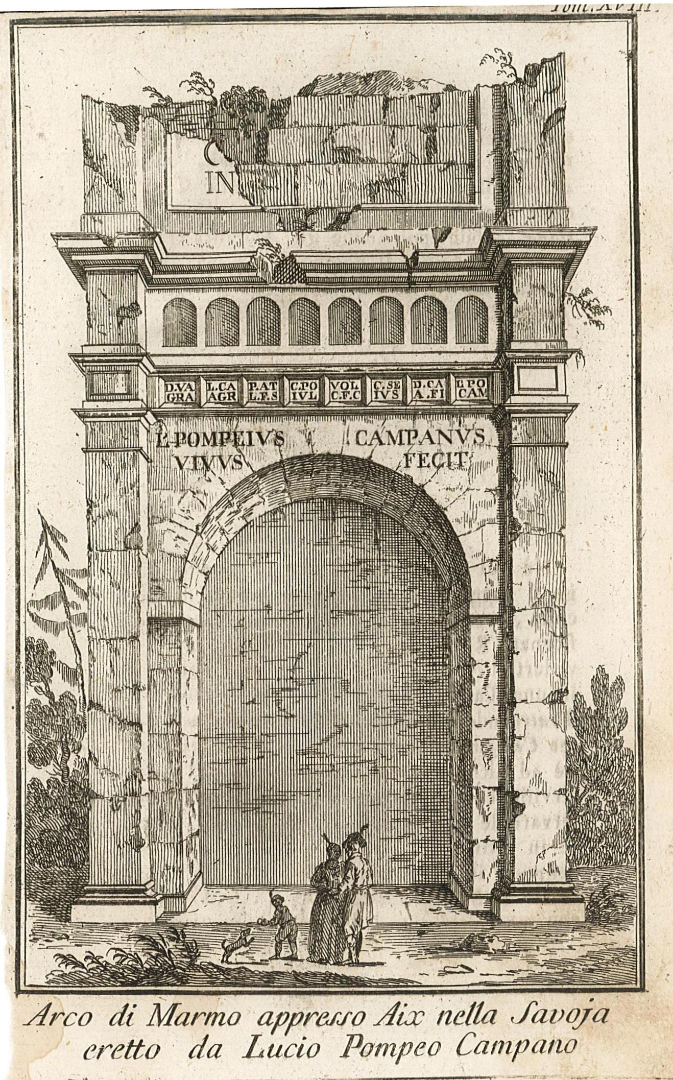 Arco di Marmo appresso Aix nella Savoja.