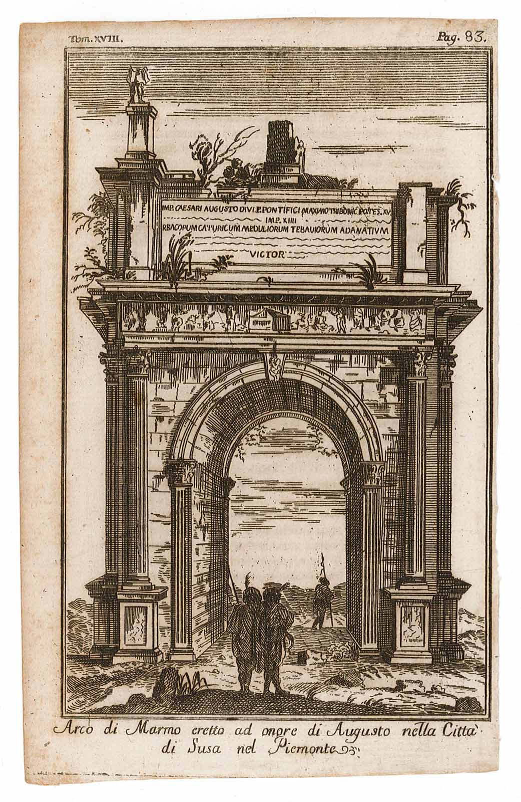 Arco di Marmo eretto in onore di Augusto nella città …