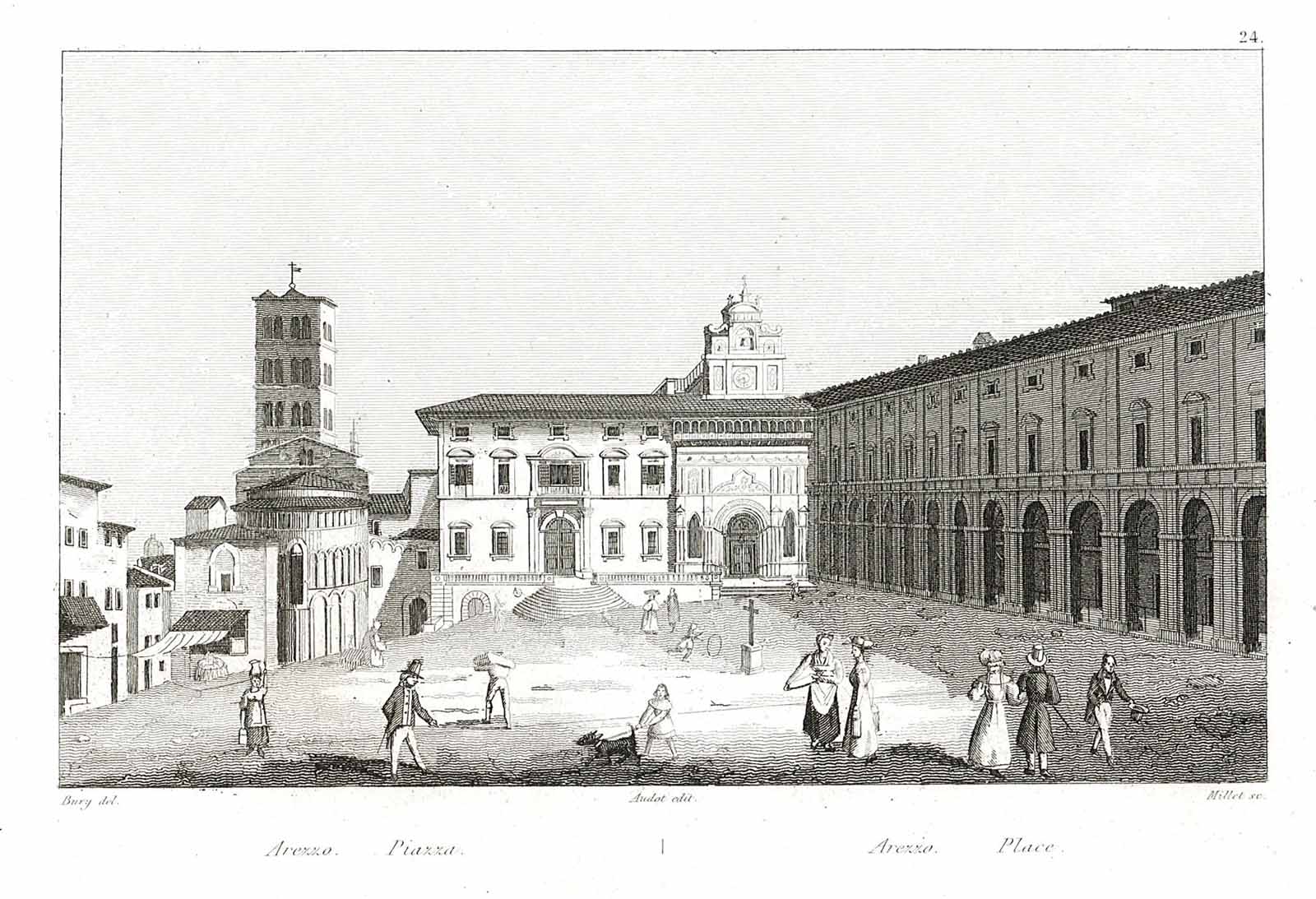 Arezzo. Piazza