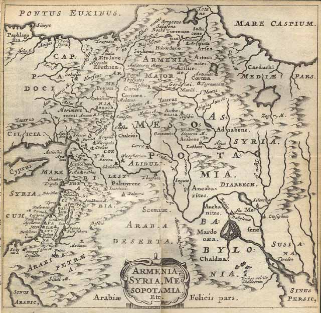 Armenia, Syria, Mesopotamia etc.