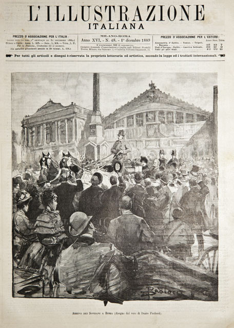 Arrivo dei Sovrani a Roma