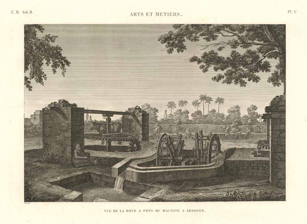 Arts et métiers - Vue de la route a pots …