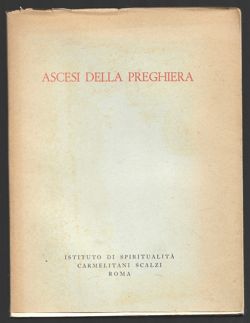 Ascesi della preghiera