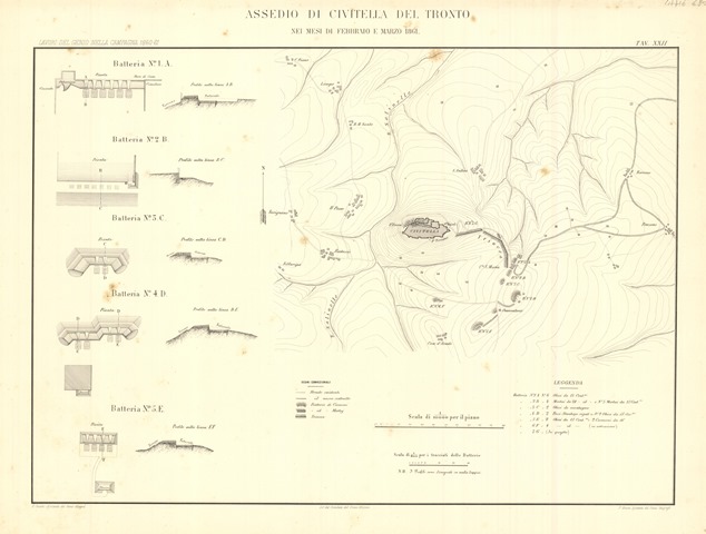 Assedio di Civitella del Tronto nei mesi di febbrario e …