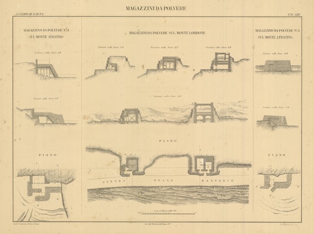 Assedio di Gaeta - Magazzini a polvere