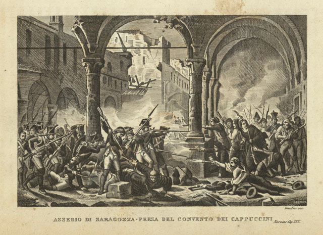 Assedio di Saragozza - Presa del Convento dei Cappuccini