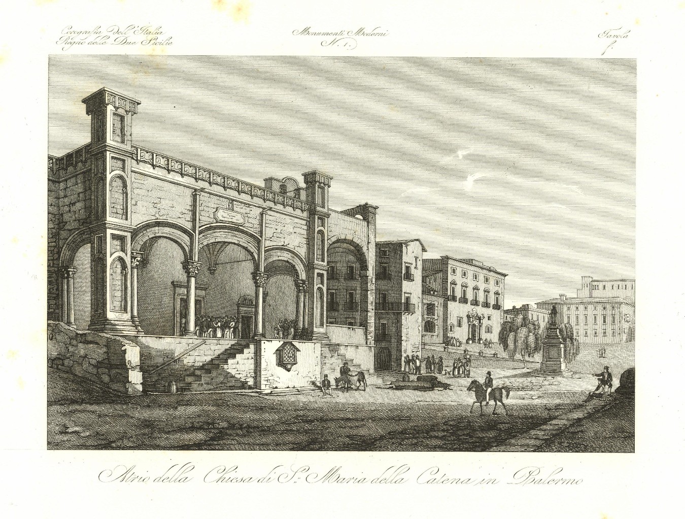 Atrio della Chiesa di S. Maria della Catena in Palermo