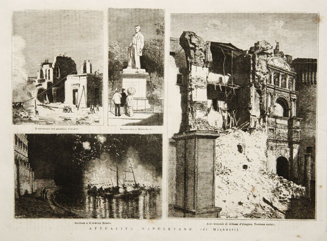 Attualità napoletane / Demolizione del giardino d’inverno.- Monumento a Mercadante.- …