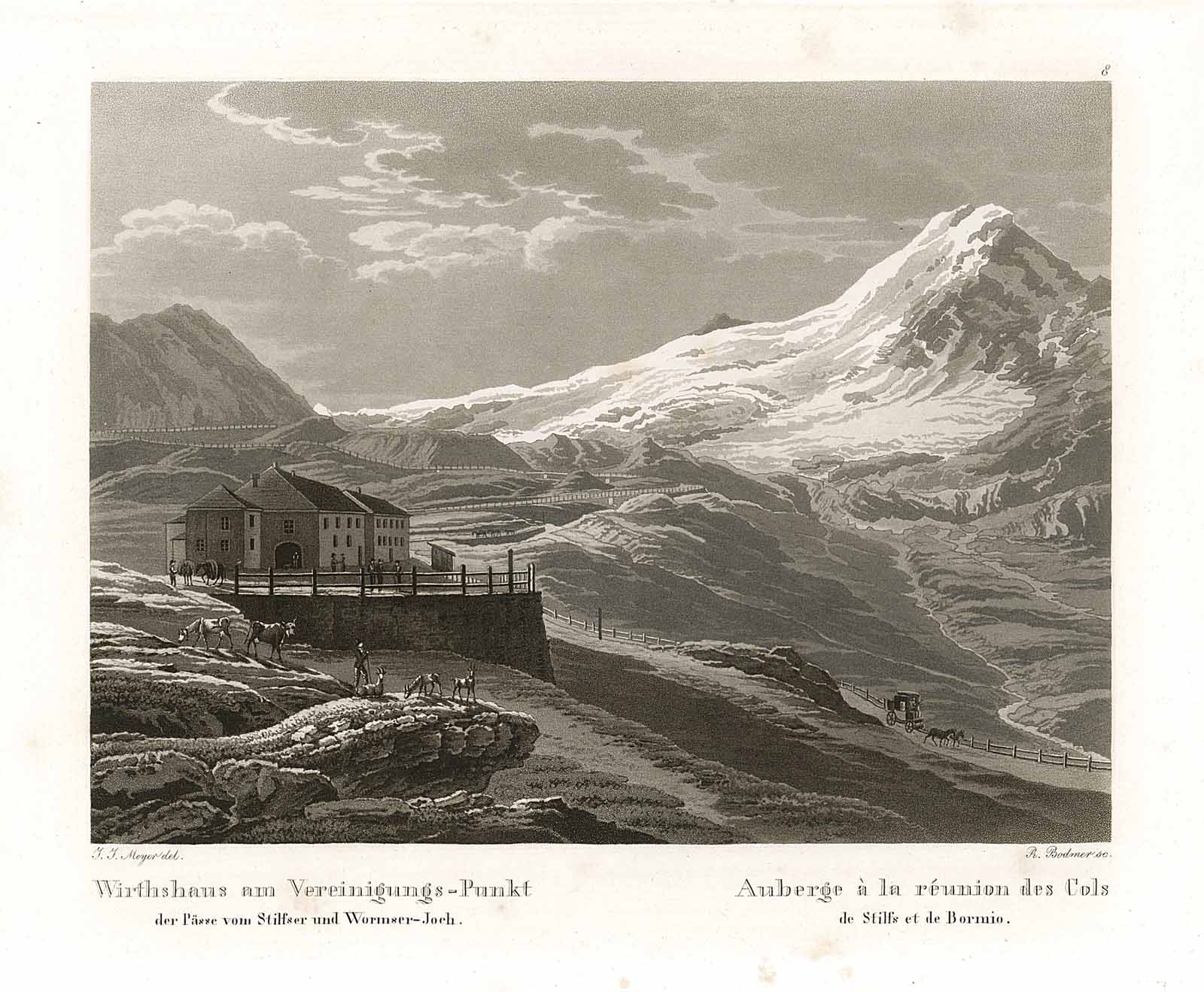 Auberge à la réunion des Cols de Stilfs et de …