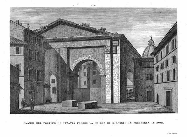 Avanzi del Portico di Ottavia presso la Chiesa di S. …