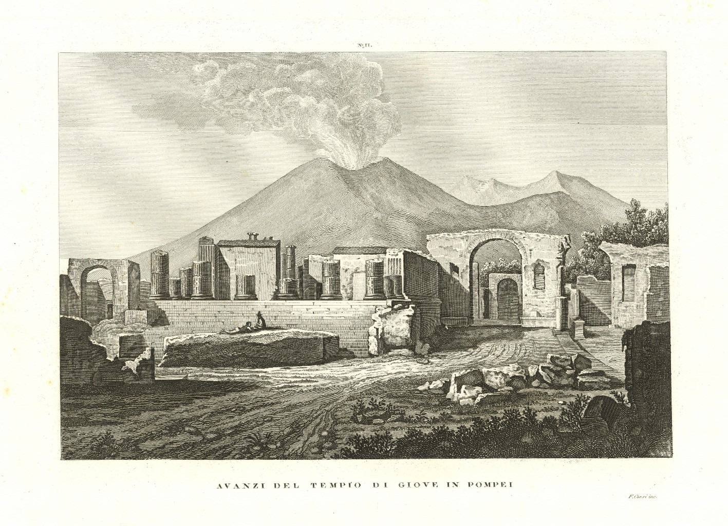 Avanzi del Tempio di Giove in Pompei