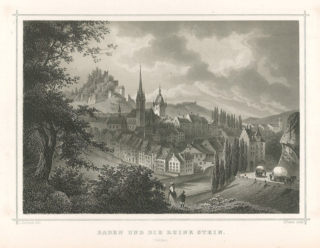 Baden und die Ruine Stein