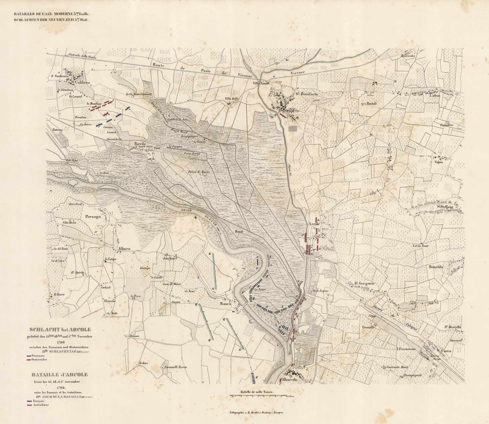 Bataille d'Arcole IIe Jour.