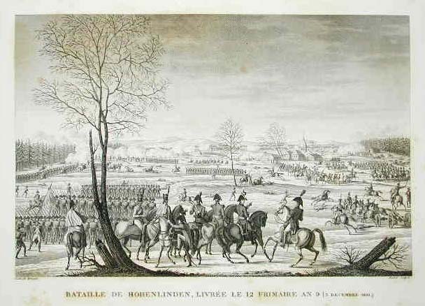 Bataille de Hohenlinden, livrée le 12 Frimaire An 9 ( …