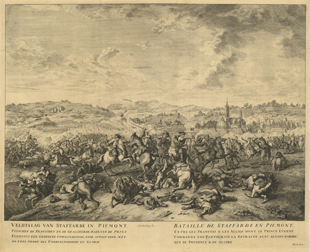 Bataille de Staffarde en Piémont entre les françois et les …