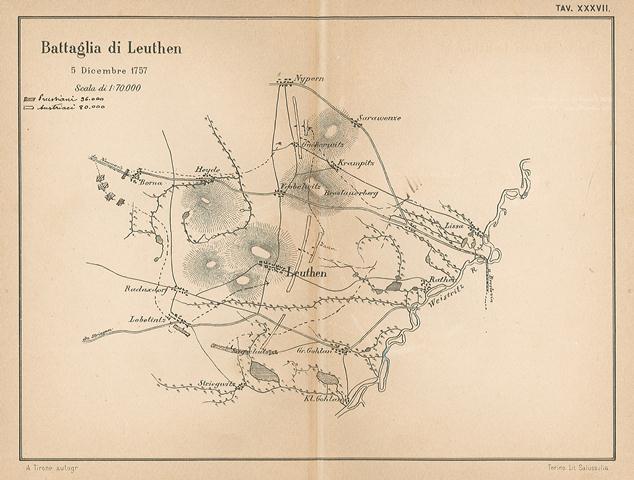 Battaglia di Leuthen 5 Dicembre 1757