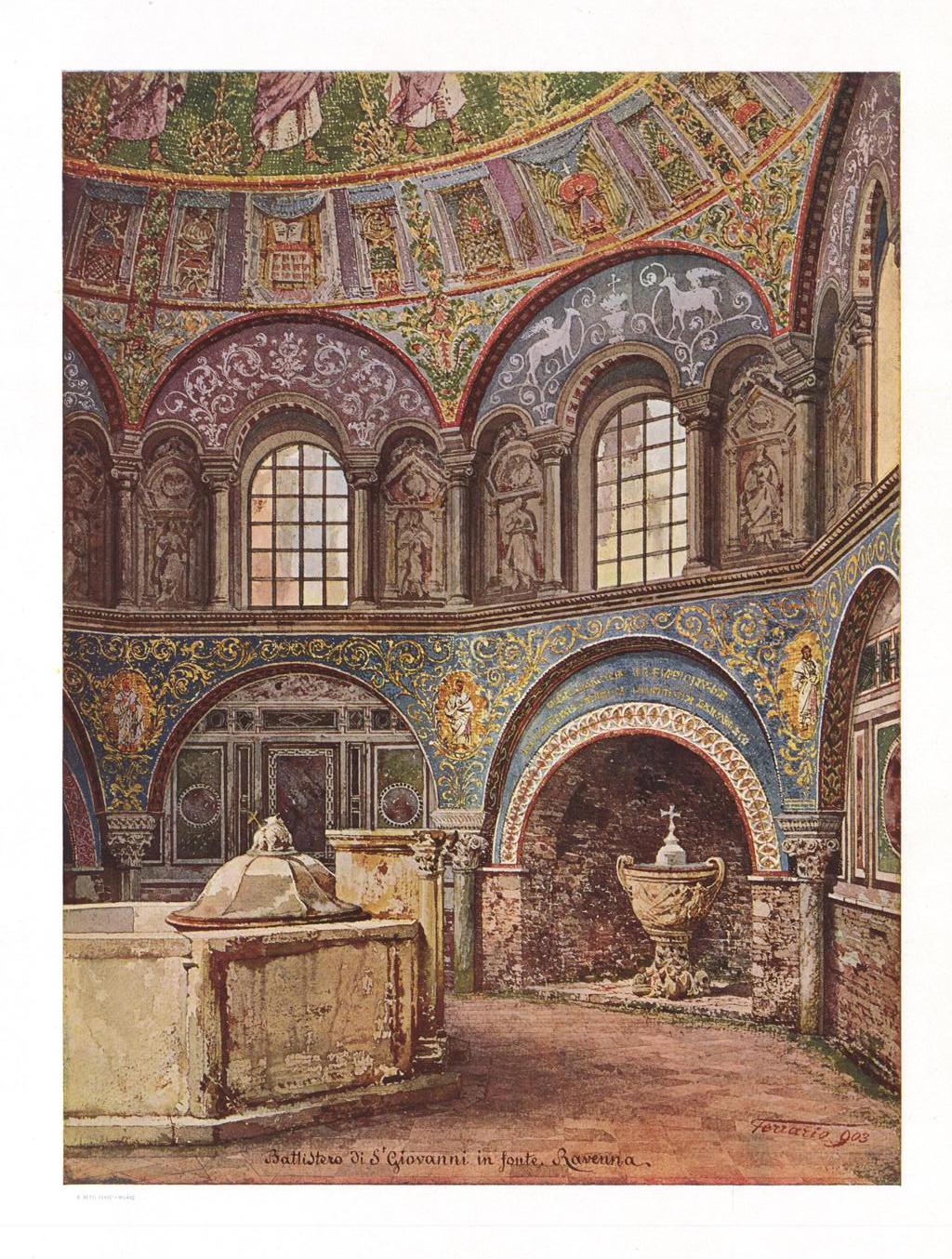 Battistero di S. Giovanni in fonte. Ravenna
