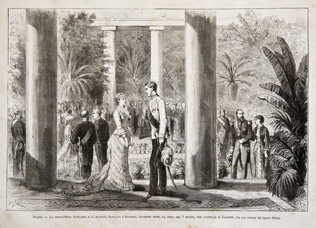 Belgio .- La principessa Stefania e l’arciduca Rodolfo d’Austria, promessi …