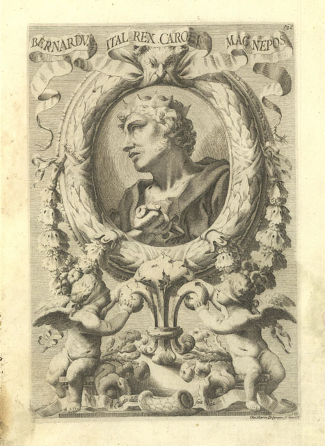 Bernardus Ital rex Caroli Mag. nepos