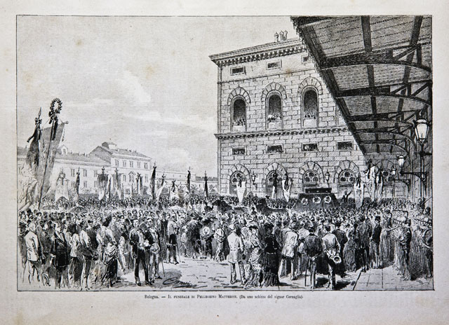 Bologna / Il funerale di Pellegrino Matteucci