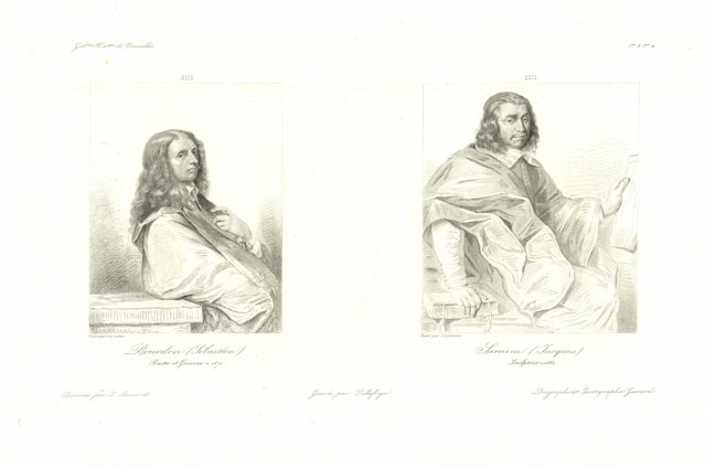 Bourdon (Sebastien) peintre et graveur - Sarazin (Jacques) Sculpteur