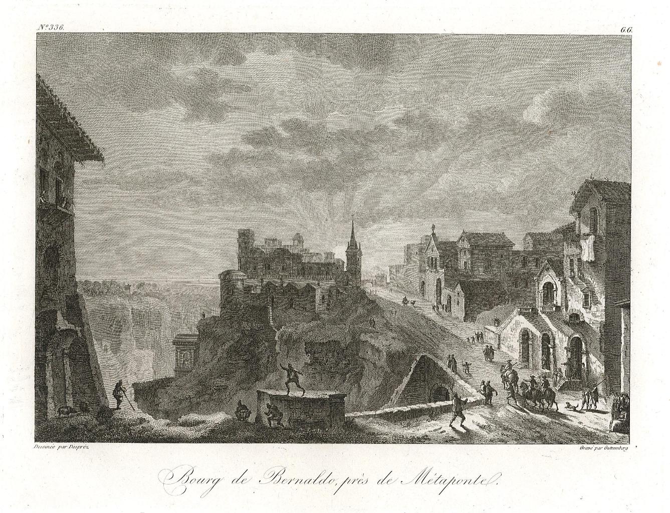 Bourg de Bernaldo, près de Métaponte