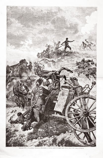 Brera nel 1879.- Il capitano Perrone al Belvedere di Custoza, …