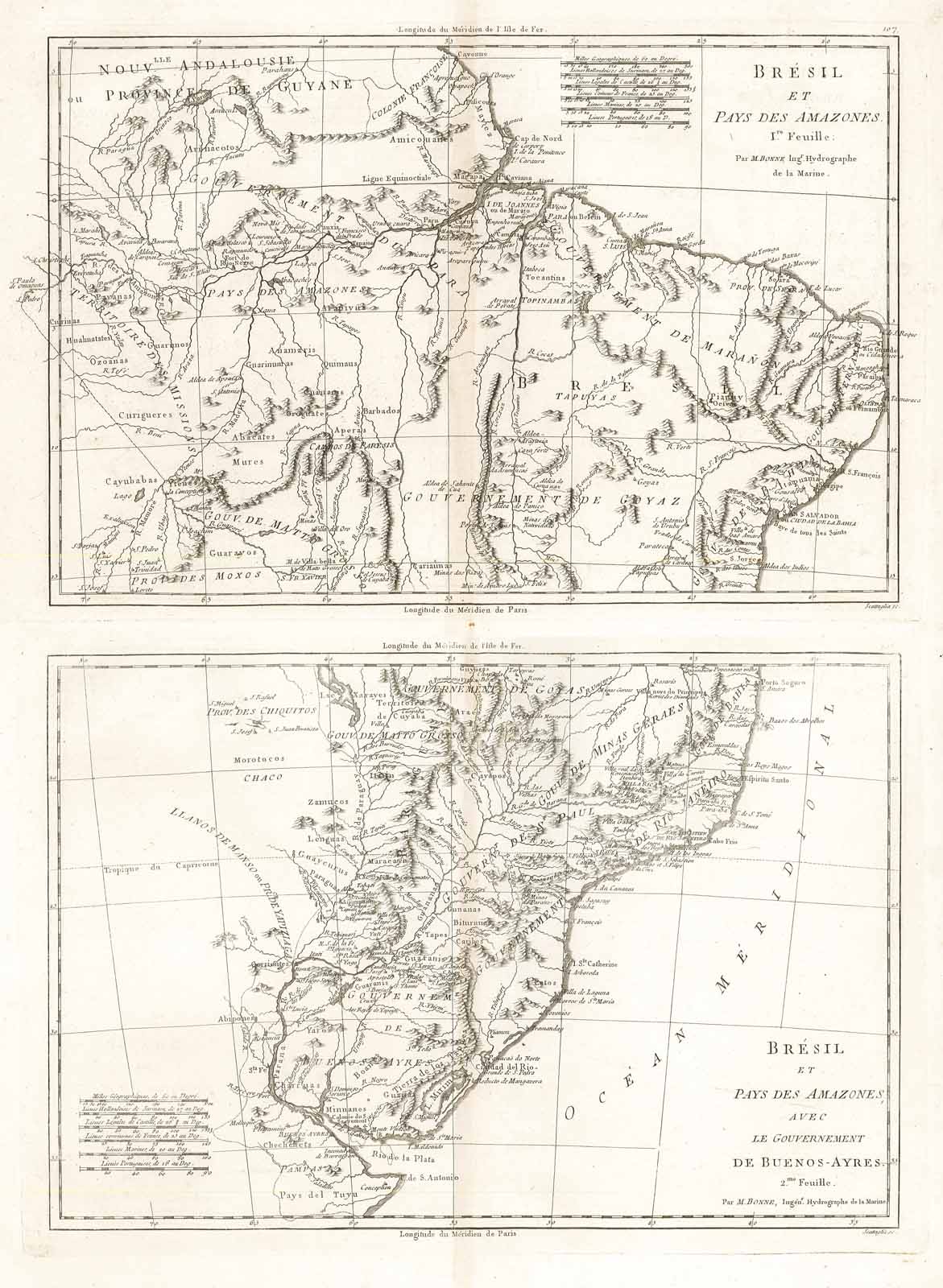 Bresil et Pays des Amazones avec le Gouvernement de Buenos-Ayres …