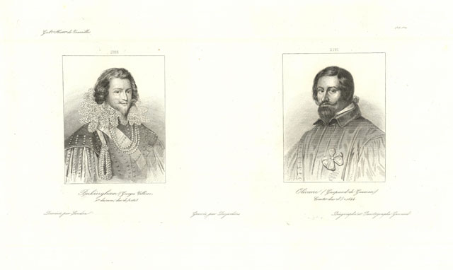 Bukingham (Georges Villiers, . - Olivarez (Gaspard de Guzman ) …