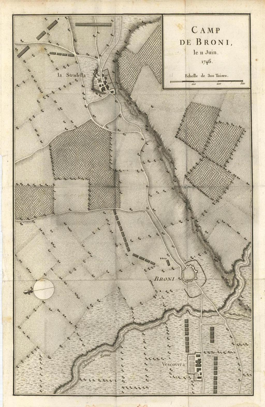 Camp de Broni le 11 Juin 1746