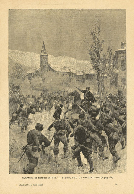 Campagna di Francia 1870 - 71 - L'attacco di Chatillon